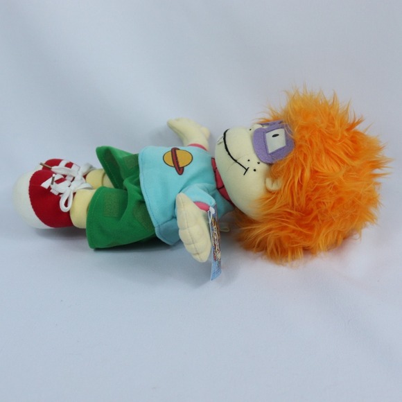 Vintage Nickelodeon 2000 Y2K Rugrats Chuckie Finster Plush Doll 12" with Tags - Picture 4 of 8